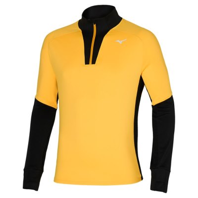 Manga Larga Mizuno Warmalite HZ Hombre - Amarillos / Negros - Chile M502PETFOW